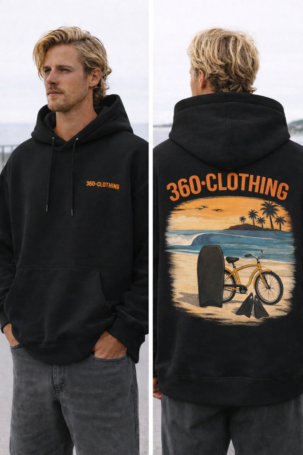 Hoodie 360 beach party